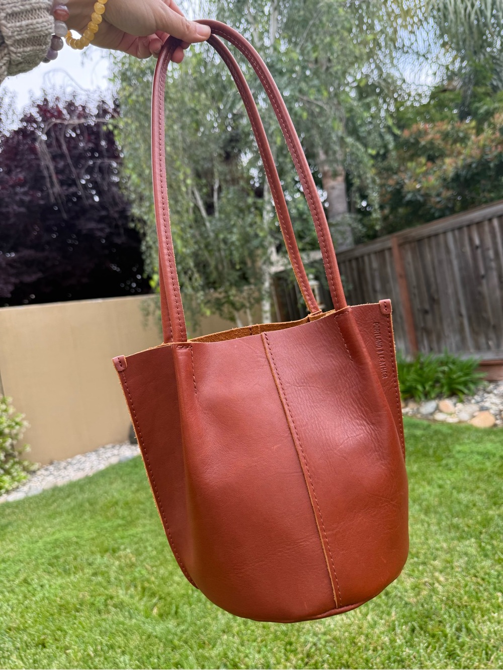 Portland Leather Goods Small Devan in Madrone
